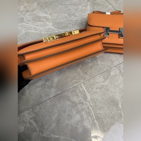 Hermès Constance Констас, сумка стюардессы, кожа Epsom, золотая и