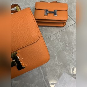 Hermès Constance Констас, сумка стюардессы, кожа Epsom, золотая и