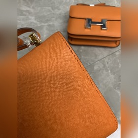 Hermès Constance Констас, сумка стюардессы, кожа Epsom, золотая и