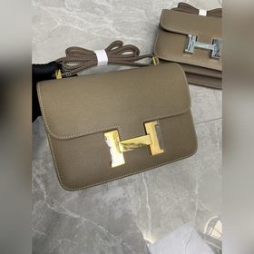 Hermès Constance Констасумка стюардессы из кожи эпсом с золотыми 