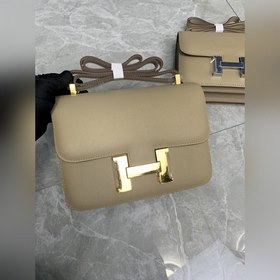Hermès Constance Констас, сумка стюардессы, кожа Epsom, золотая и
