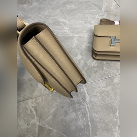 Hermès Constance Констас, сумка стюардессы, кожа Epsom, золотая и