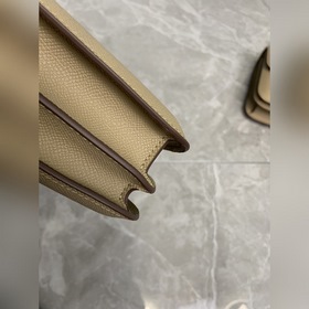 Hermès Constance Констас, сумка стюардессы, кожа Epsom, золотая и