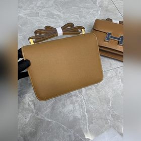 Hermès Constance Констас, сумка стюардессы, кожа Epsom, золотая и