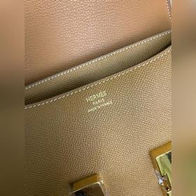 Hermès Constance Констас, сумка стюардессы, кожа Epsom, золотая и