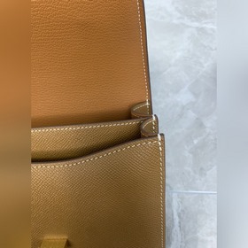 Hermès Constance Констас, сумка стюардессы, кожа Epsom, золотая и