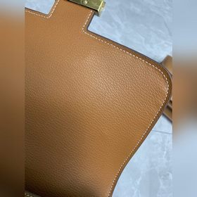 Hermès Constance Констас, сумка стюардессы, кожа Epsom, золотая и