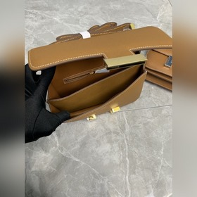Hermès Constance Констас, сумка стюардессы, кожа Epsom, золотая и