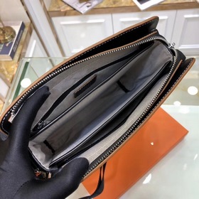 HERMES Мужская сумка через плечо из кожи первого слоя Модель： 823