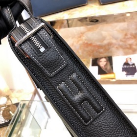HERMES Мужская сумка через плечо Модель： 82377-3 A Импортная кож