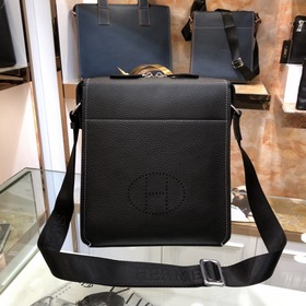 HERMES Мужская сумка через плечо Модель： 82377-4 A Импортная кож
