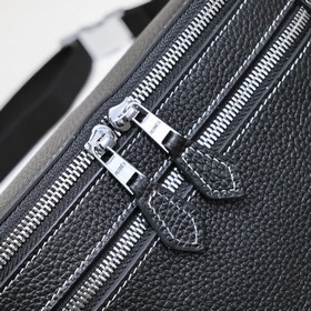 Hermes - Мужская сумка Hermes из телячьей кожи Изготовлена из имп