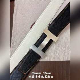 Hermes-32MM ремень Двойной ремень из телячьей кожи Eosom, высокок