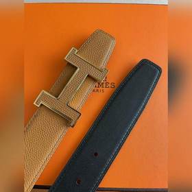 Hermes-OFFICIER BELT BUCKLE & REVERSIBLE LEATHER STRAo Ремень