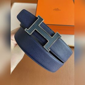 Hermes-OFFICIER BELT BUCKLE & REVERSIBLE LEATHER STRAo Ремень