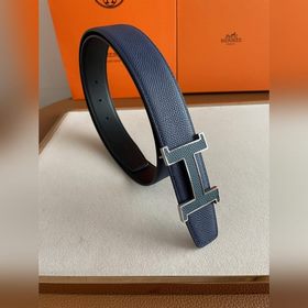 Hermes-OFFICIER BELT BUCKLE & REVERSIBLE LEATHER STRAo Ремень