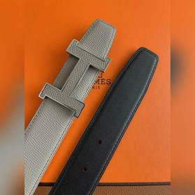 Hermes-OFFICIER BELT BUCKLE & REVERSIBLE LEATHER STRAo Ремень
