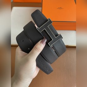 Hermes-OFFICIER BELT BUCKLE & REVERSIBLE LEATHER STRAo Ремень