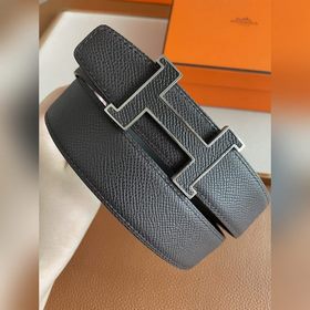 Hermes-OFFICIER BELT BUCKLE & REVERSIBLE LEATHER STRAo Ремень