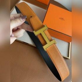 Hermes-OFFICIER BELT BUCKLE & REVERSIBLE LEATHER STRAo Ремень