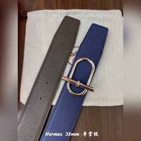 Hermes-38MM ремень, импортный eosom, двусторонняя телячья кожа, в