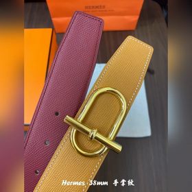 Hermes-38MM ремень, импортный eosom, двусторонняя телячья кожа, в