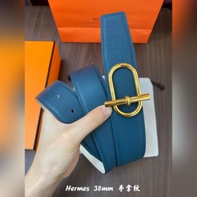 Hermes-38MM ремень, импортный eosom, двусторонняя телячья кожа, в