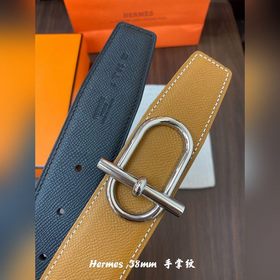 Hermes-38MM ремень, импортный eosom, двусторонняя телячья кожа, в