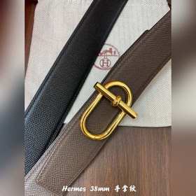 Hermes-38MM ремень, импортный eosom, двусторонняя телячья кожа, в