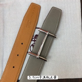 Hermes-32MM ремень, импортный eosom, двусторонняя телячья кожа, в