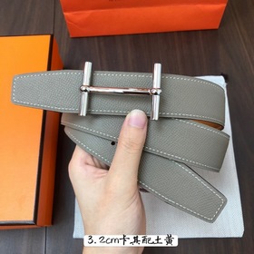 Hermes-32MM ремень, импортный eosom, двусторонняя телячья кожа, в