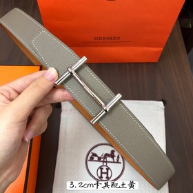 Hermes-32MM ремень, импортный eosom, двусторонняя телячья кожа, в