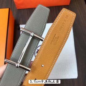 Hermes-32MM ремень, импортный eosom, двусторонняя телячья кожа, в