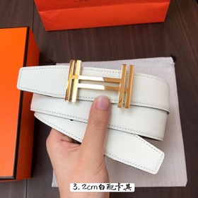 Hermes-32MM ремень, импортный eosom, двусторонняя телячья кожа, в
