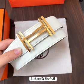 Hermes-32MM ремень, импортный eosom, двусторонняя телячья кожа, в