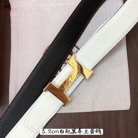 Hermes-32MM ремень, импортный eosom, двусторонняя телячья кожа, в