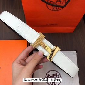 Hermes-32MM ремень, импортный eosom, двусторонняя телячья кожа, в