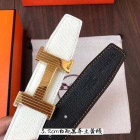 Hermes-32MM ремень, импортный eosom, двусторонняя телячья кожа, в