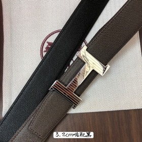 Hermes-32MM ремень, импортный eosom, двусторонняя телячья кожа, в