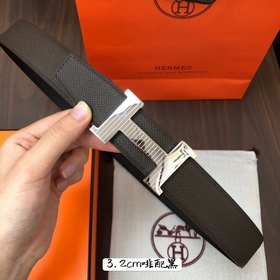 Hermes-32MM ремень, импортный eosom, двусторонняя телячья кожа, в