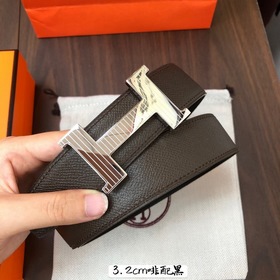 Hermes-32MM ремень, импортный eosom, двусторонняя телячья кожа, в