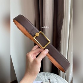 Hermes-OSCAR BELT BUCKLE & REVERSIBLE LEATHER STRAo Двусторон