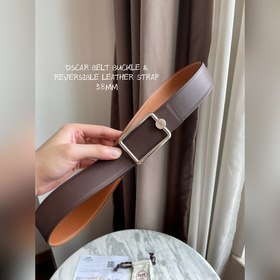 Hermes-OSCAR BELT BUCKLE & REVERSIBLE LEATHER STRAo Двусторон