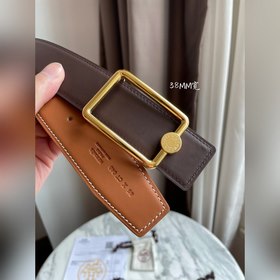 Hermes-OSCAR BELT BUCKLE & REVERSIBLE LEATHER STRAo Двусторон
