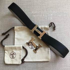 Hermes-H BELT BUCKLE &amp; REVERSIBLE LEATHER STRAo Ремень Импорт