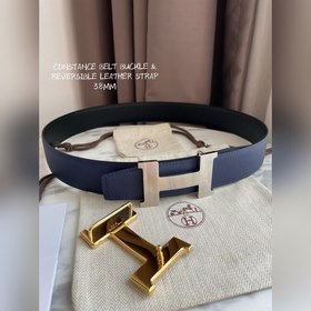 Hermes-CONSTANCE BELT BUCKLE &amp; REVERSIBLE LEATHER STRAo Реме