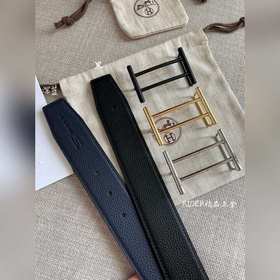 Hermes-RIDER BELT BUCKLE & REVERSIBLE LEATHER STRAo Ремень Им