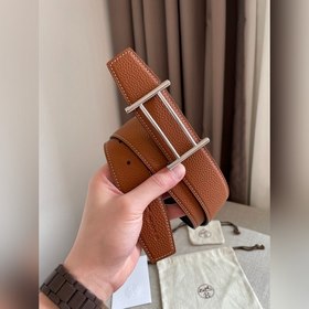 Hermes-RIDER BELT BUCKLE & REVERSIBLE LEATHER STRAo Ремень Им