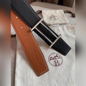 Hermes-RIDER BELT BUCKLE & REVERSIBLE LEATHER STRAo Ремень Им