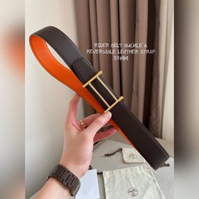 Hermes-RIDER BELT BUCKLE & REVERSIBLE LEATHER STRAo Ремень Им